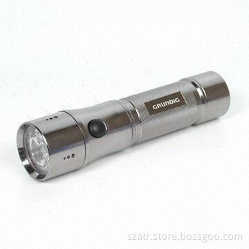 Aluminium Flashlight with 12pcs LED, Measuring 48 x 33 x 34cm